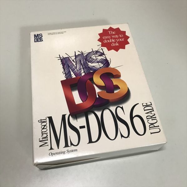 Z9526 ◆マイクロソフト MS-DOS6 アップグレード　PCソフト_画像1