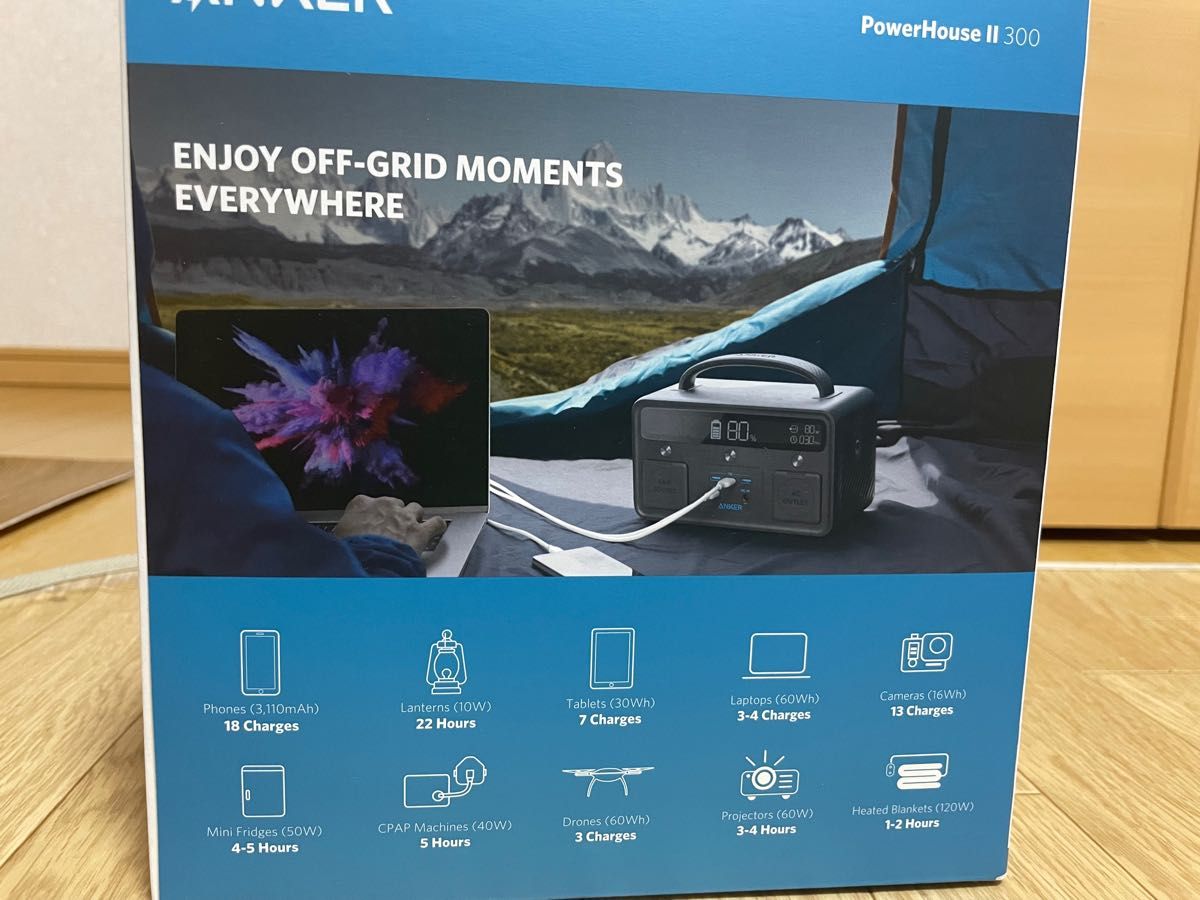 新品未開封 Anker PowerHouse II 300 (ポータブル電源 288Wh) A1731512