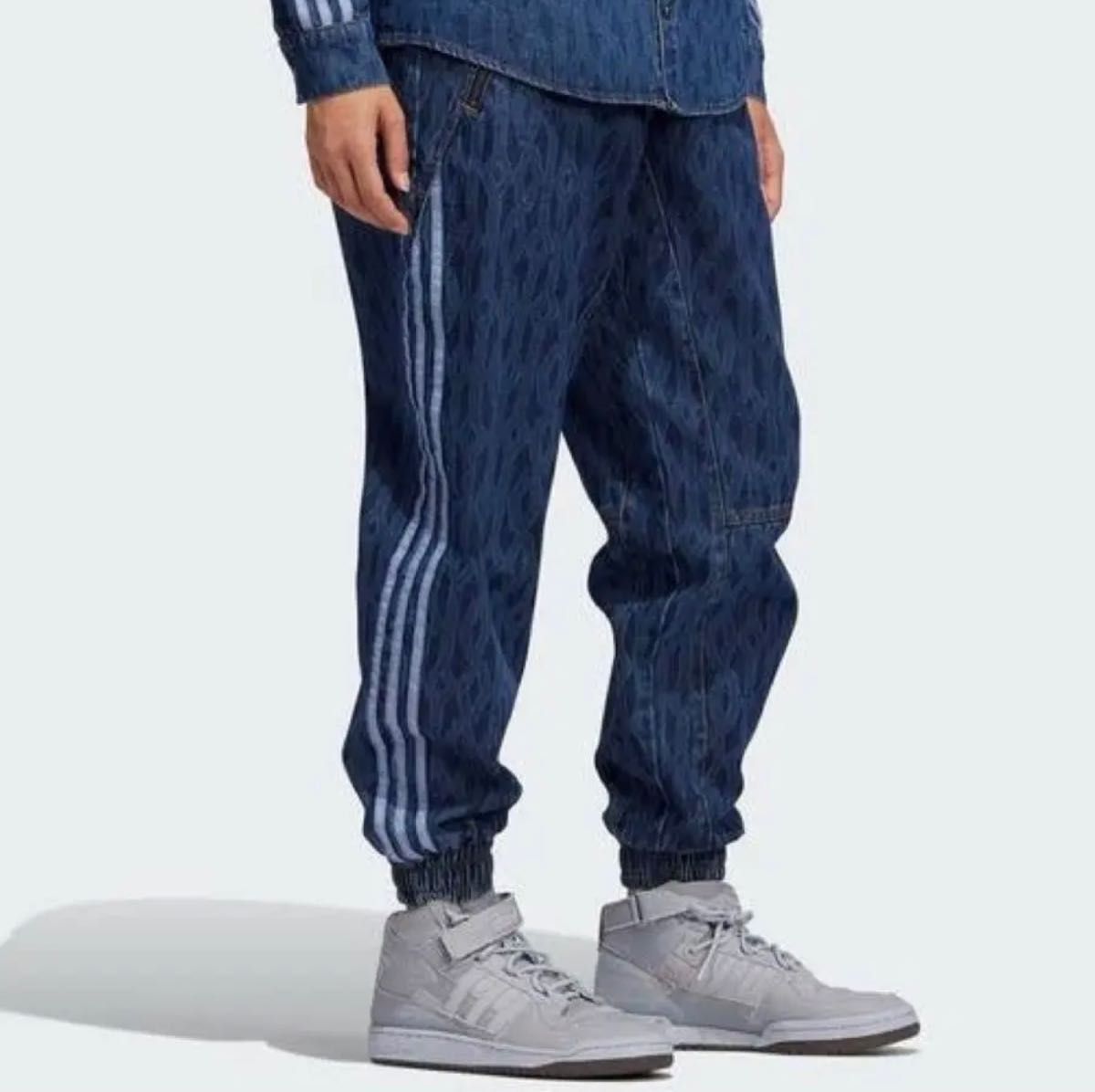 adidas IVY PARK モノグラム デニム トラックパンツ US L|Yahoo adidas IVY PARK モノグラム デニム トラックパンツ US L|Yahoo