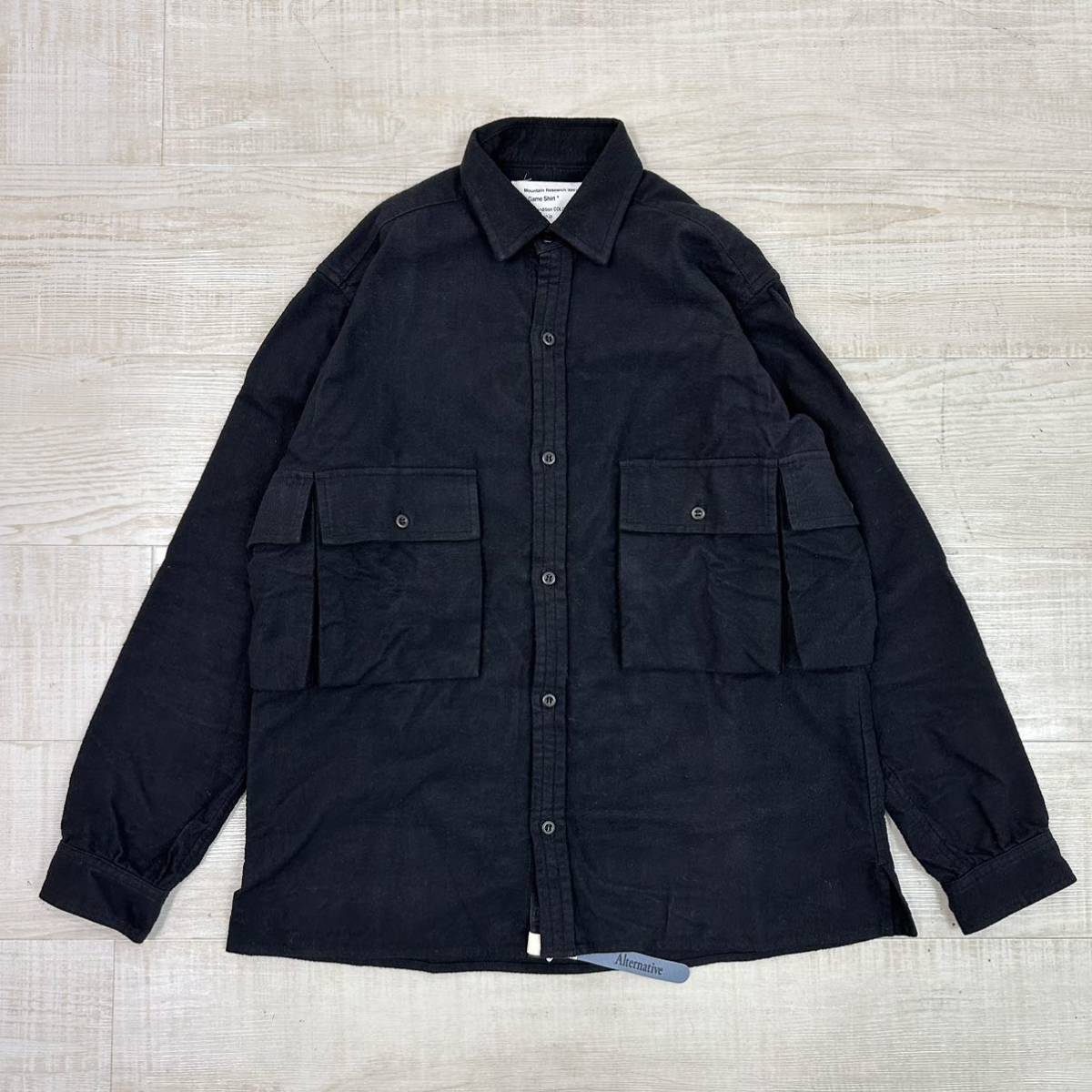 23cc 23aw 室内試着のみ MOUNTAIN RESEARCH マウンテンリサーチ GAME SHIRT MTR-3801 ゲーム シャツ ハンティング サイズ L 定価33.000円_画像2