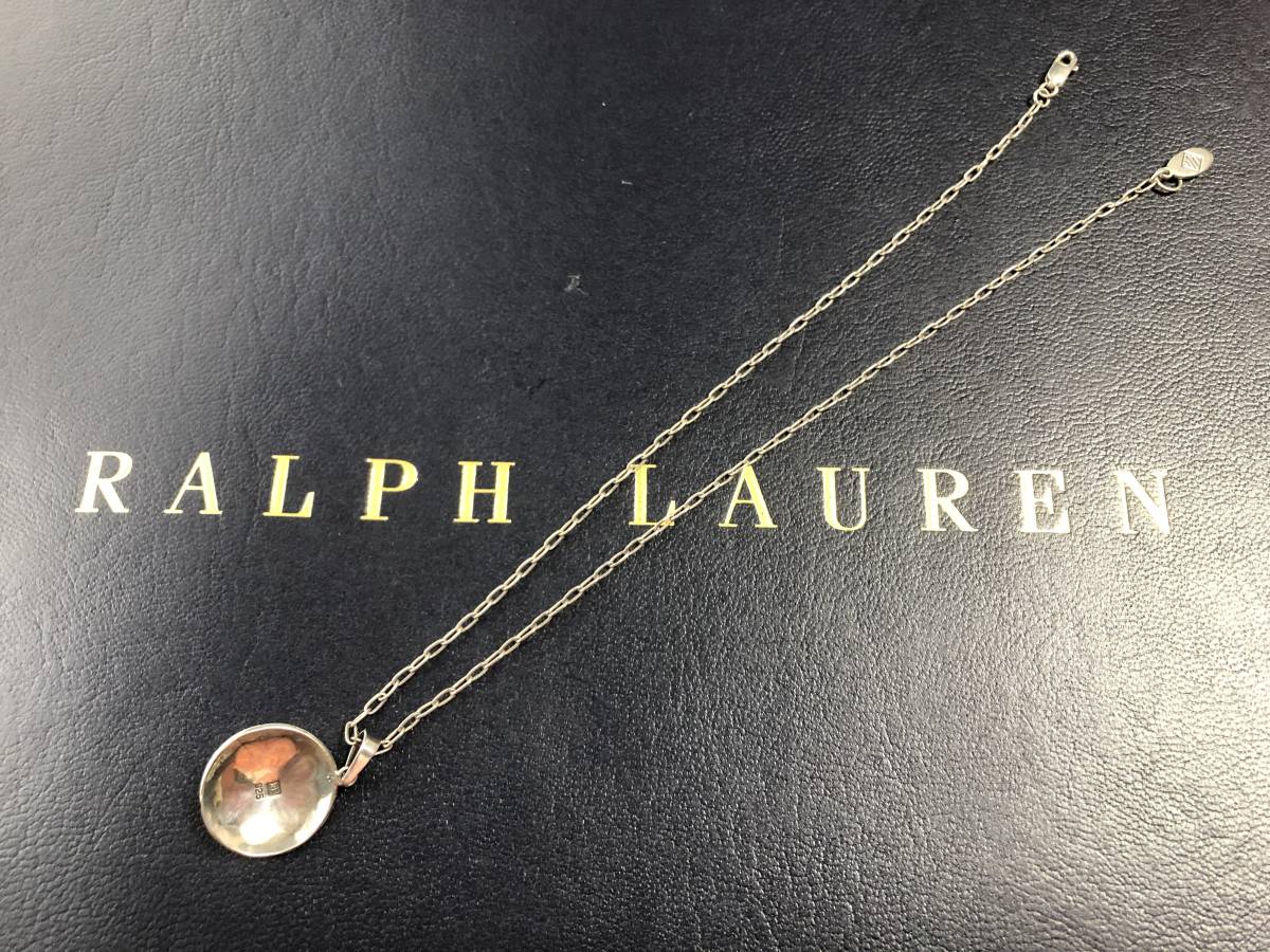  new goods unused * rare silver accessory [ highest rank PURPLE LABEL] Ralph Lauren genuine article . know adult . recommended make choker * Conti .x turquoise /RRL