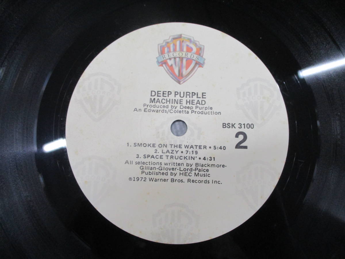 最終値下げ　B241　棚に　現状品　LP盤　レコード　DEEP PURPLE/MACHINEHEAD　HIGWAY STAR　ディープ・パープル/マシン・ヘッド　洋楽 _画像8