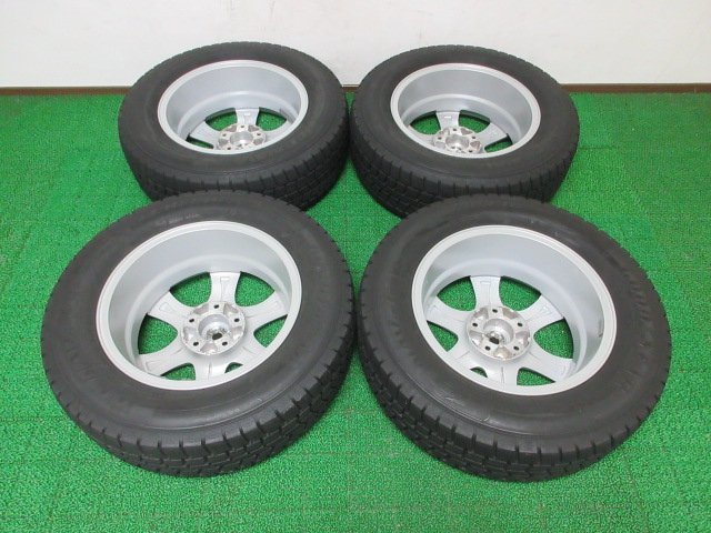 L504【送料無料 在庫処分】215/65R16 超溝高 9分山 スタッドレス ICENAVI 7 ♪ ホイールセット 4本 美品 ♪ 激安 アルファード X-TRAIL 等_画像10