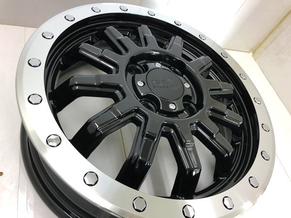 新品 軽トラック 軽バン タイヤ ホイール マッドスター ラジアルA/T ホワイトレター 155/65R14 ハイゼット アトレー エブリィ pcd100 4穴_画像8