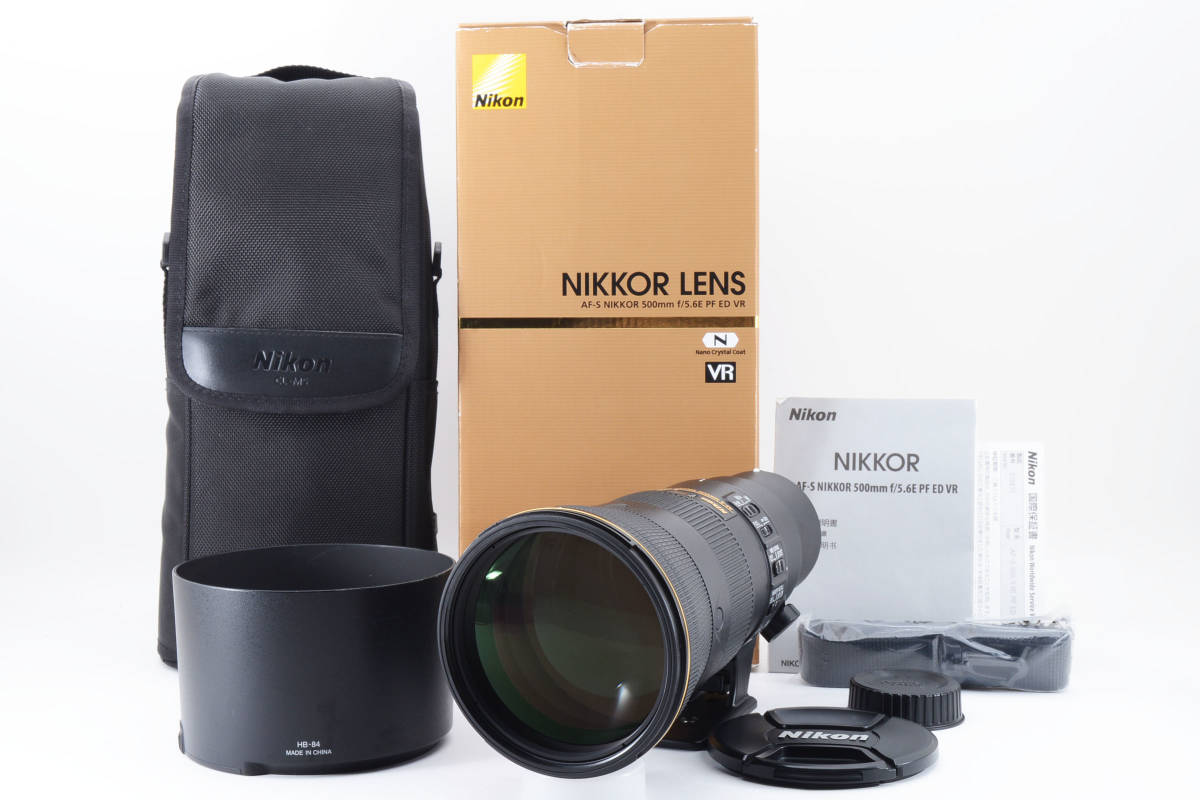 ■美品■ニコン NIKON AF-S NIKKOR 500mm F5.6E PF ED VR #9002