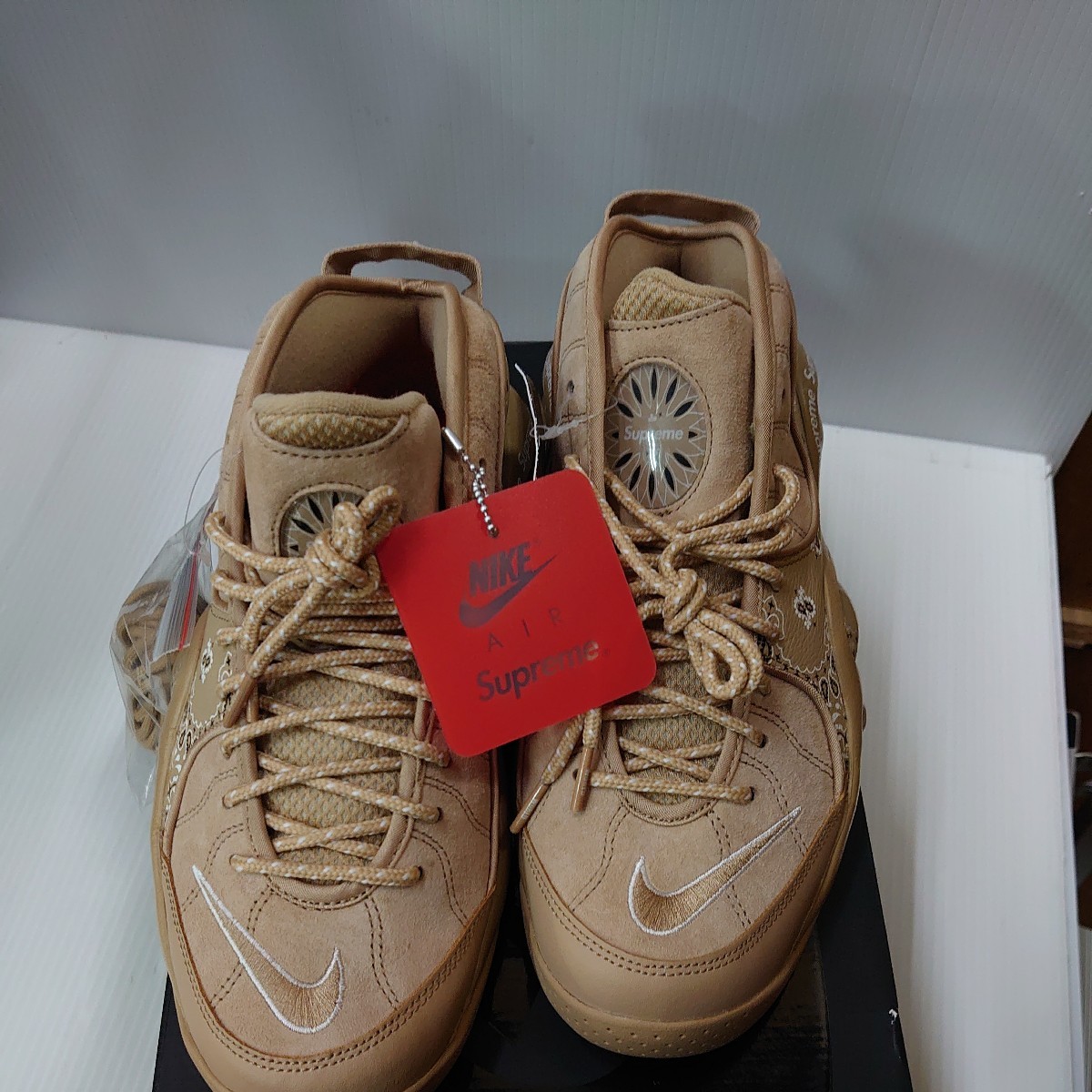 Supreme × Nike Air Zoom Flight 95 SP Hemp/White シュプリーム × ナイキ エアズームフライト95 SP ヘンプ/ホワイト_画像5