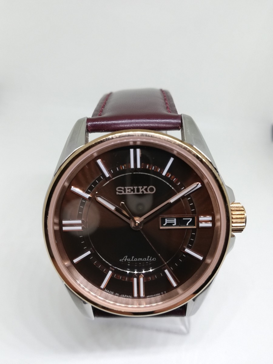 輝く高品質な 稼働品】SEIKO メンズ自動巻 4R36-02L0 プレザージュ セイコー その他