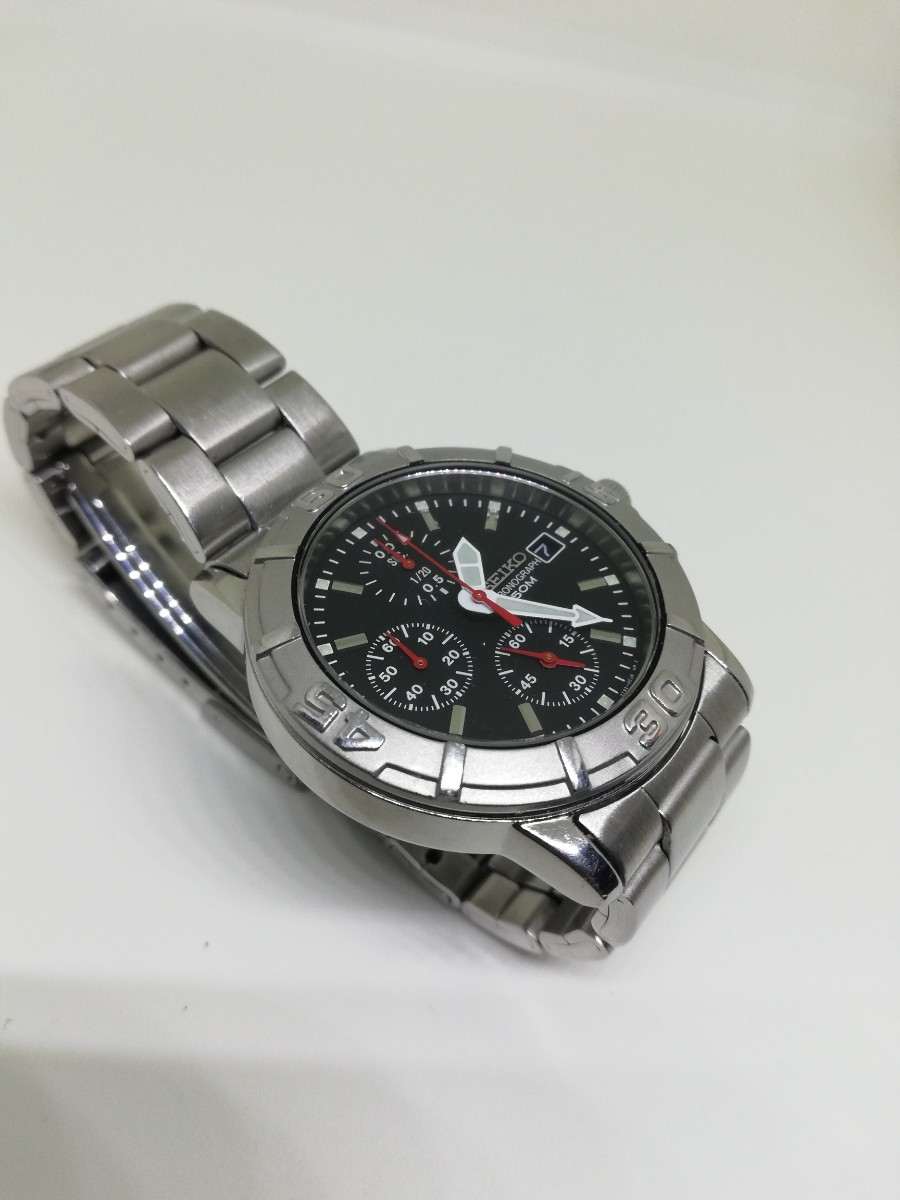 【稼働品】SEIKO セイコー 7T92-0CK0 メンズクォーツクロノグラフ腕時計_画像3