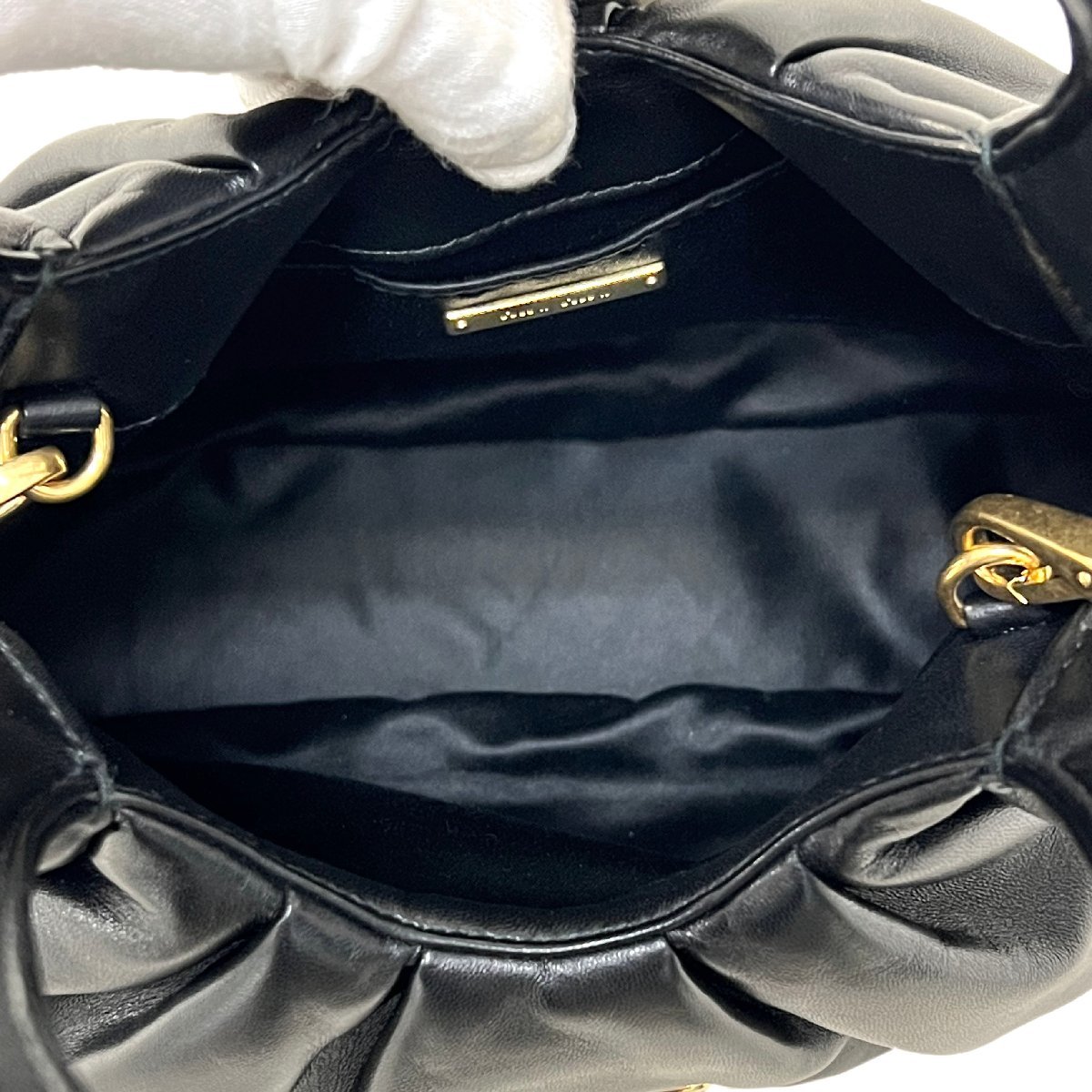 売れ筋新商品 MIU MIU ミュウミュウ バッグ ナッパレザー マテラッセ