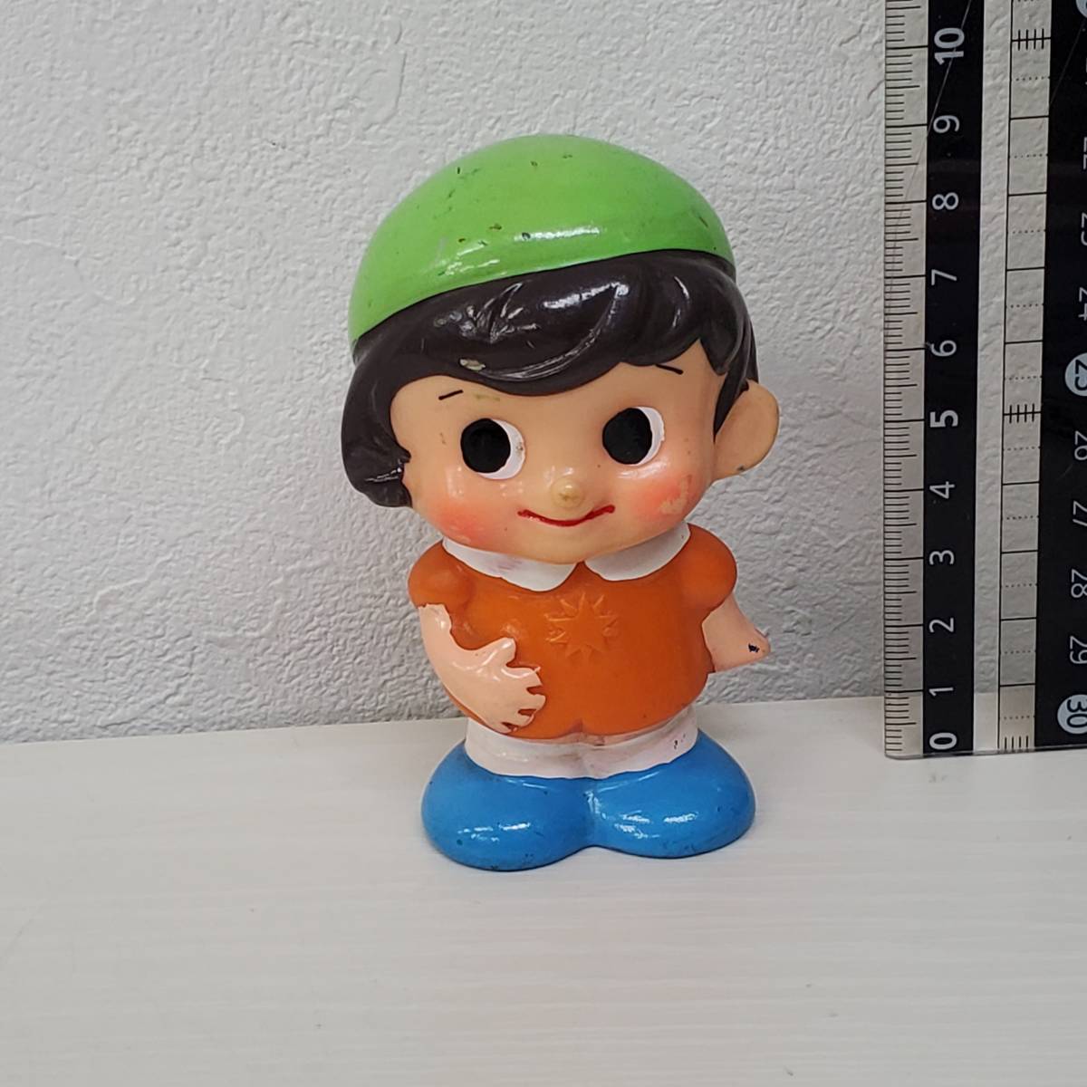 1007-217* копилка первый Bank Star Chan зеленый берет девочка retro предприятие Novelty украшение кукла sofvi не продается загрязнения есть текущее состояние товар подлинная вещь 