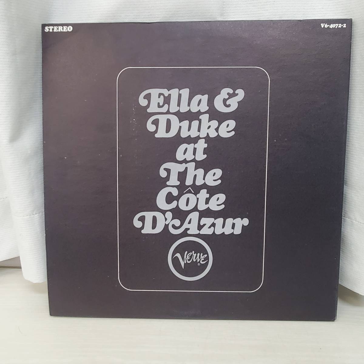 1016-216□LP盤レコード 2枚組 ELLA & DUKE AT THE COTE D'cazr 再生未確認 _画像6