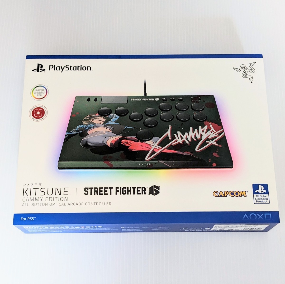 新品 Razer Kitsune Cammy Edition PS5 & PC 薄型レバーレス