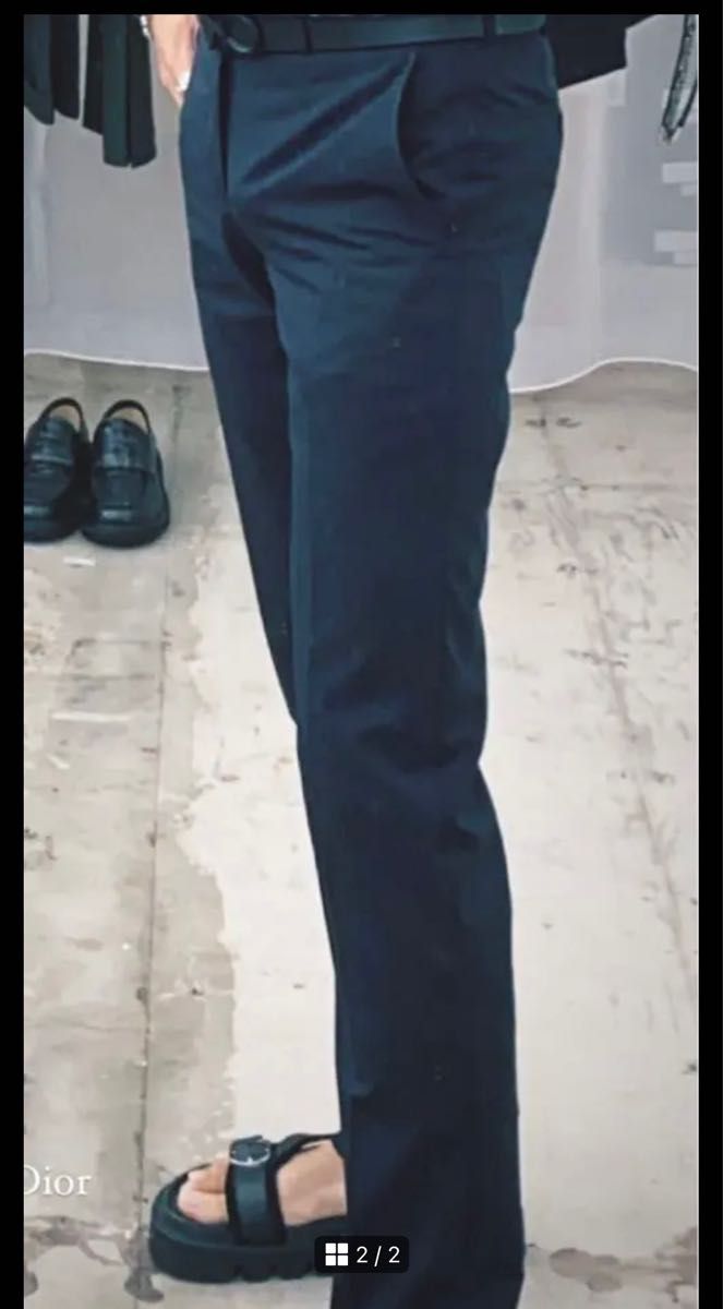 【PRADA2019ss】プラダ2019ss ネイビースラックスパンツ
