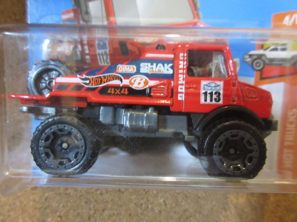 Hot Wheels Mercedes-Benz Unimog 1300 HW Hot Trucks 4/10 USカード メルセデス・ベンツ ウニモグ 1300 ドミトリー シャクマトフ_画像2