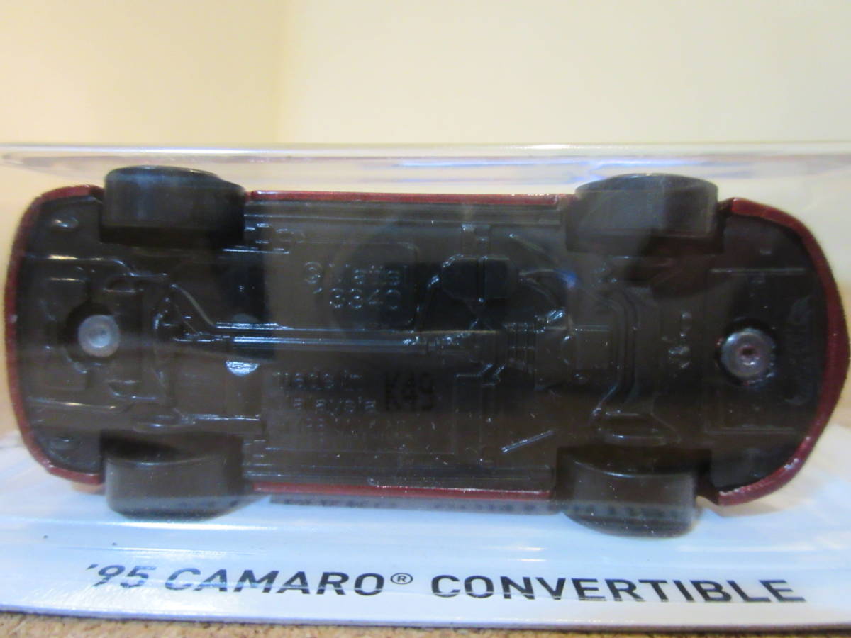 HOT WHEELS '95 Camaro Convertible 2018 50th Anniversary Camaro 6/10 '95 カマロ コンバーチブル ラリー ウッド ゼネラルモーターズ _画像10