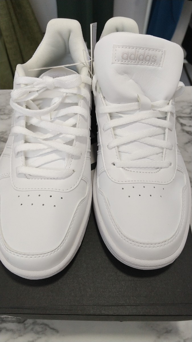  Adidas adidas shoes sneakers new goods unused tag attaching white white 24.5cm lady's small size. men's also 