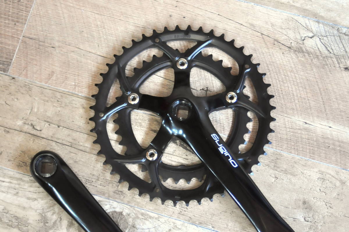 新品/SUGINO/XD2R CRANK SET/スギノ/クランクセット/48-36T/170mm/PCD110/チェーンリング/ロードバイク/グラベル/ピスト/スクエアBB/_画像3