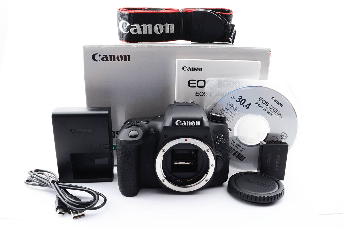 ■ ほぼ新品 ■ キャノン　Canon EOS 8000D ボディ ≪S数5925回≫ #OC1KN398DB