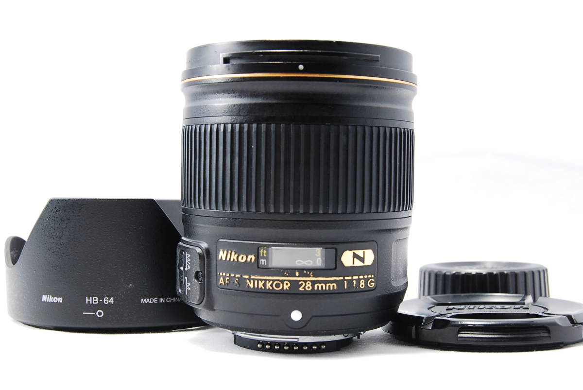 良質 ニコン Nikon AF-S NIKKOR 28mm F1.8 G 10M19205023 ニコン