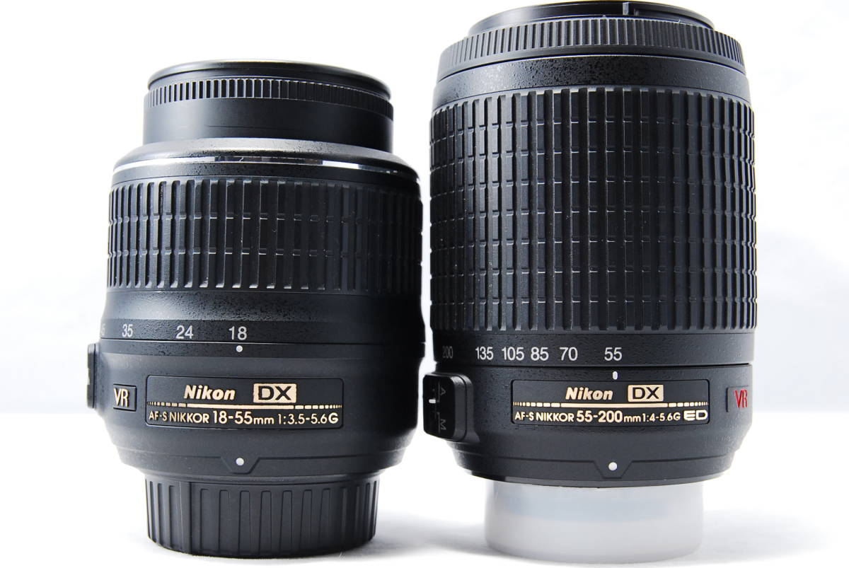 ニコン Nikon D3100 200mmダブルズームキット ブラック 18-55mm・55-200mmレンズ付 10BS21010891_画像10