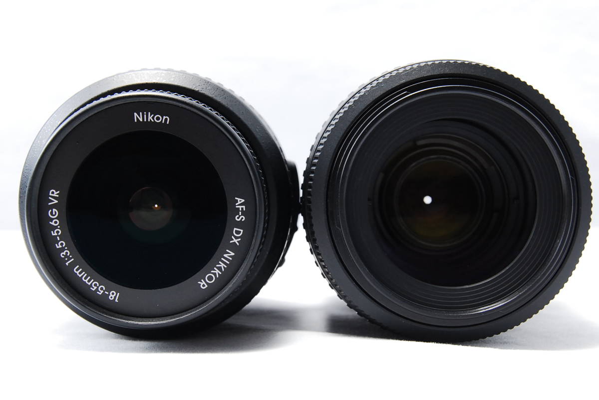ニコン Nikon D3100 200mmダブルズームキット ブラック 18-55mm・55-200mmレンズ付 10BS21010891_画像8