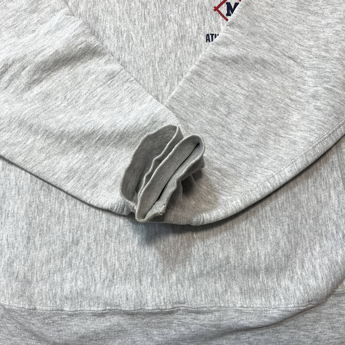 Champion 80's リバースウィーブスウェット MISSOURI ATHLETIC CLUB【L】/ビンテージ vintage 軍物 目無し USMA 霜降りグレー _画像5