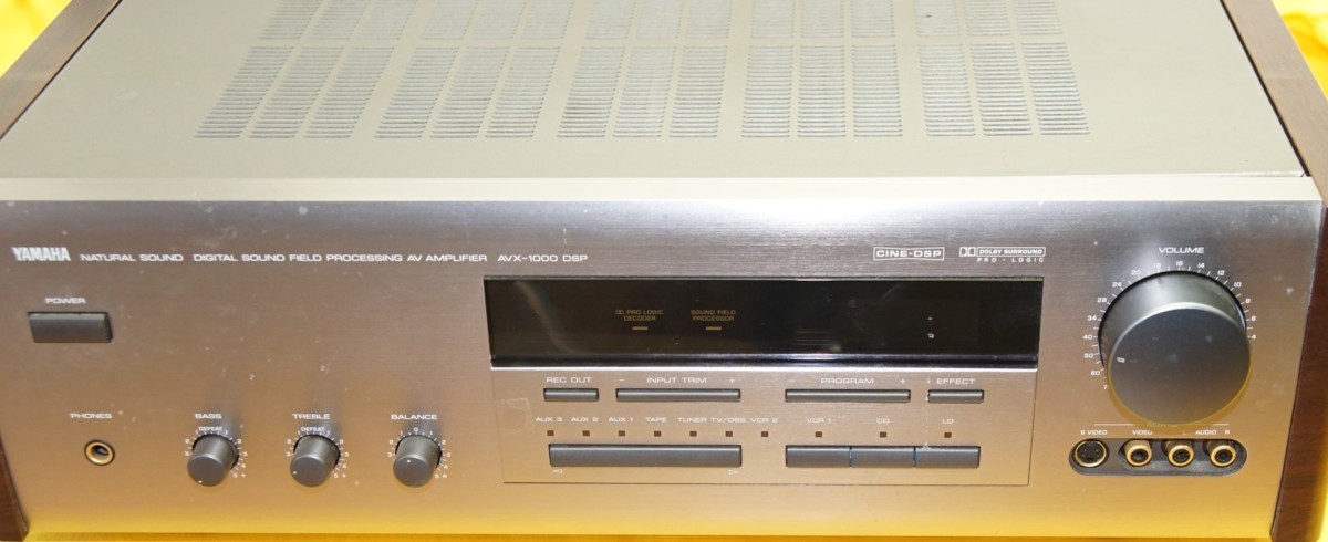 最安値に挑戦！ A&P○YAMAHA：AVX-1000DSP：7CHアンプ（定価.8万）USED