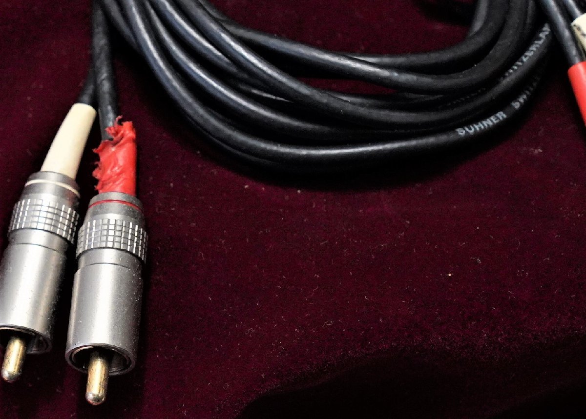 予約販売 A&P○MARKLEVINSON:用です:SUHNER-LEMO→RCAコ-ド:2.0m