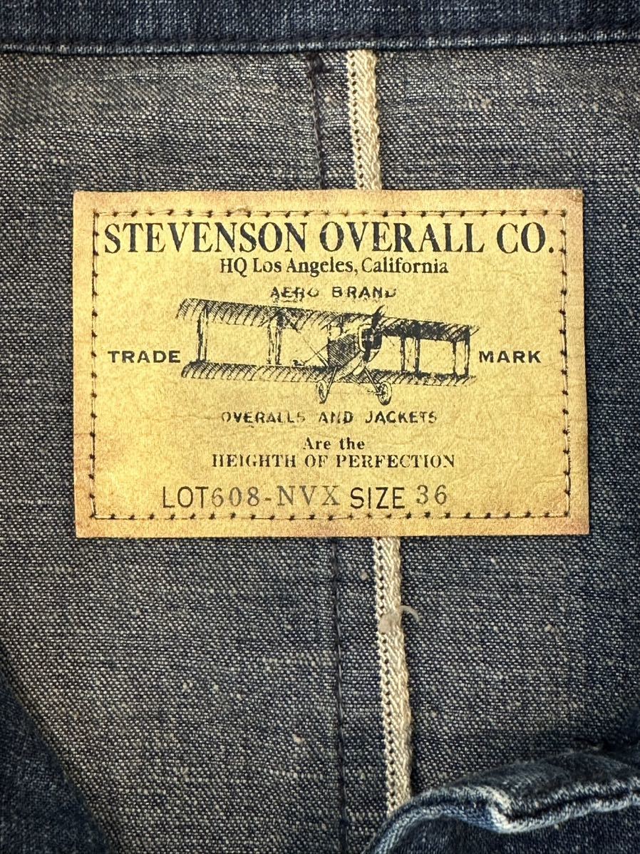 STEVENSON OVERALL 36 スティーブンソンオーバーオール カバーオール ワークジャケット_画像3