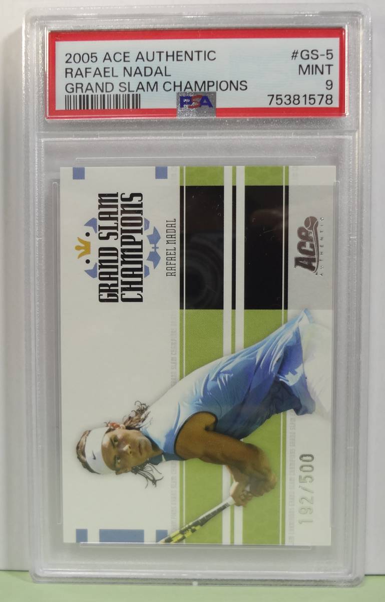 2005 Ace Authentic GRAND SLAM Champions Rafael Nadal #GS-5 PSA9_画像1