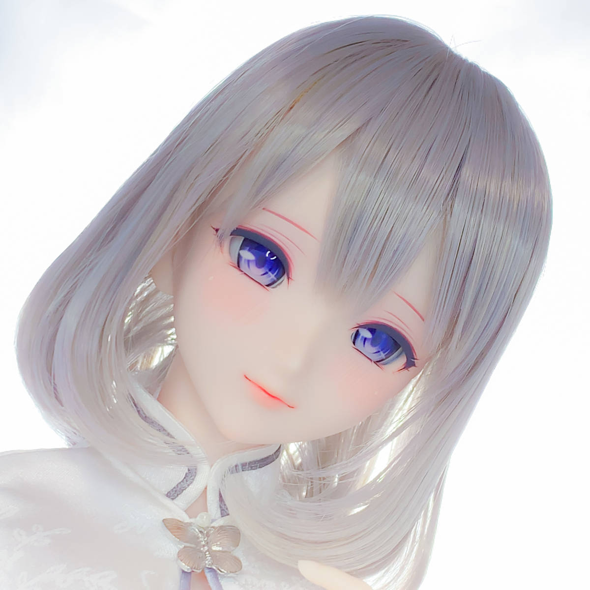 最も優遇の †yami† DDH-07ソフビ盛りカスタムヘッド セミホワイト肌+
