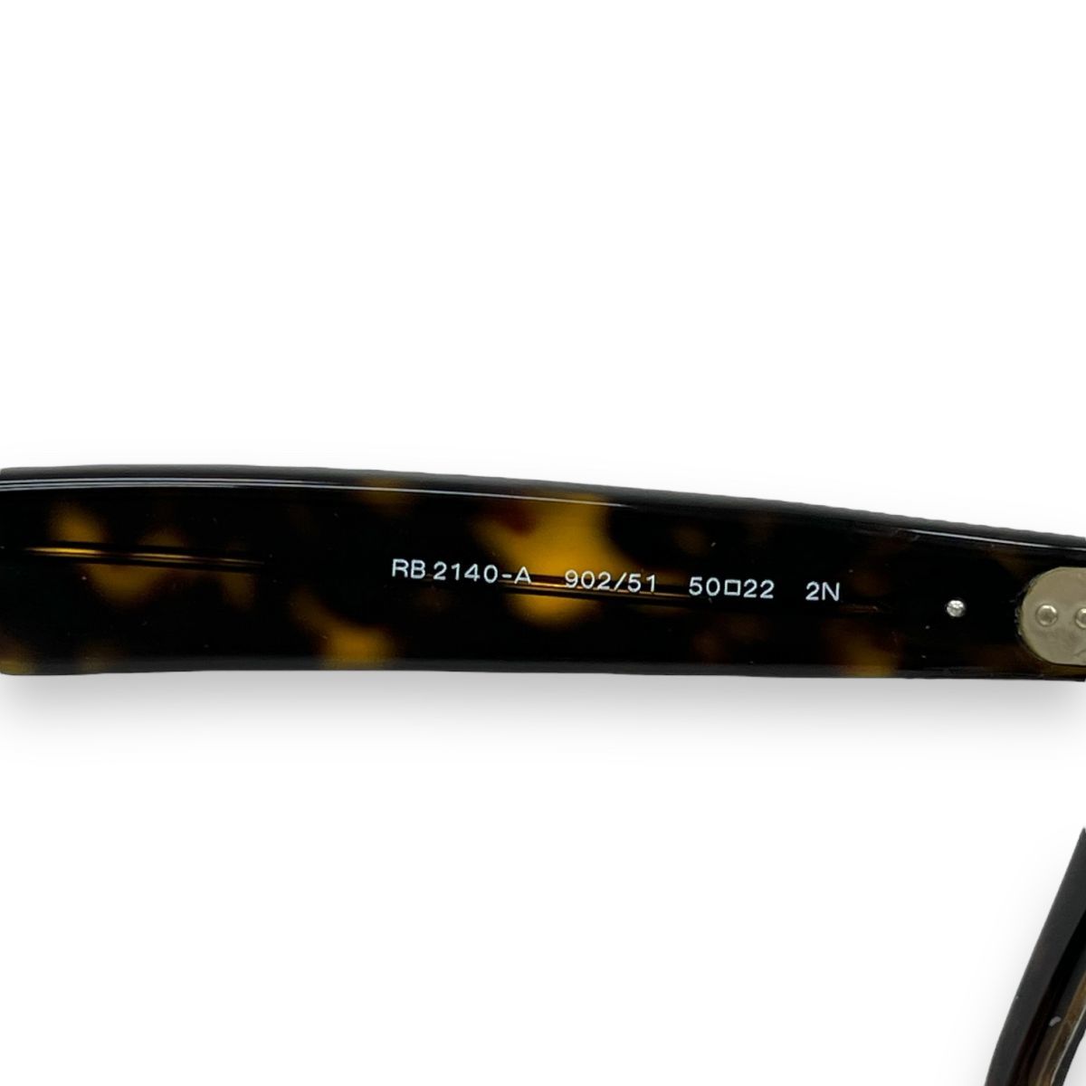 Ray-Ban レイバン メガネフレーム 眼鏡 アイウェア ファッション ブランド ウェイファーラー Wayfarer ウェリントン RB2140 ケース付_画像6