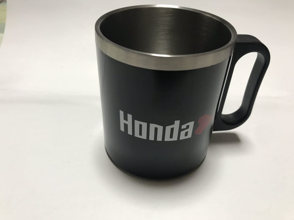 ステンレス製 Honnda マグカップ ホンダ 黒_画像1