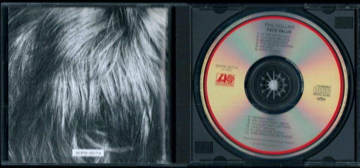 PHIL COLLINS / Face Value 20P2-2074 国内盤 CD フィル・コリンズ / 夜の囁き 4枚同梱発送可能_画像3