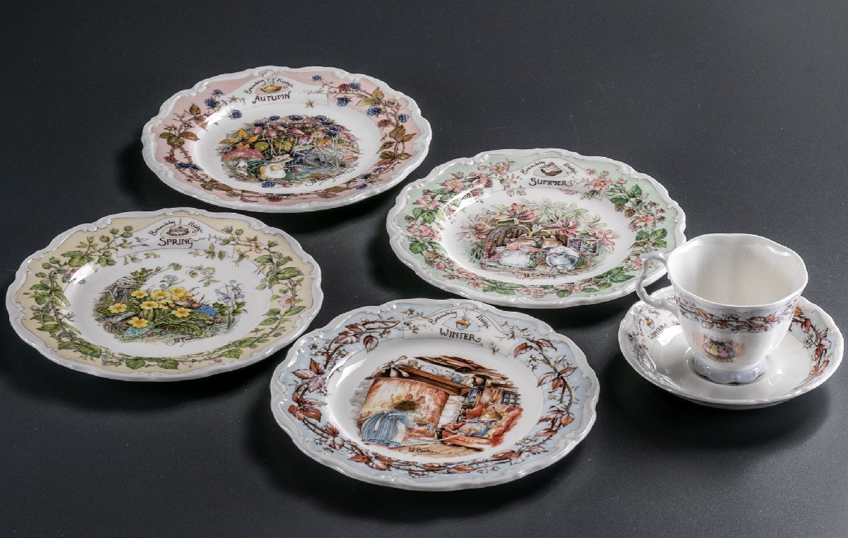 洋食器】 ロイヤルドルトンRoyal Doulton Brambly Hedge ブランブリー