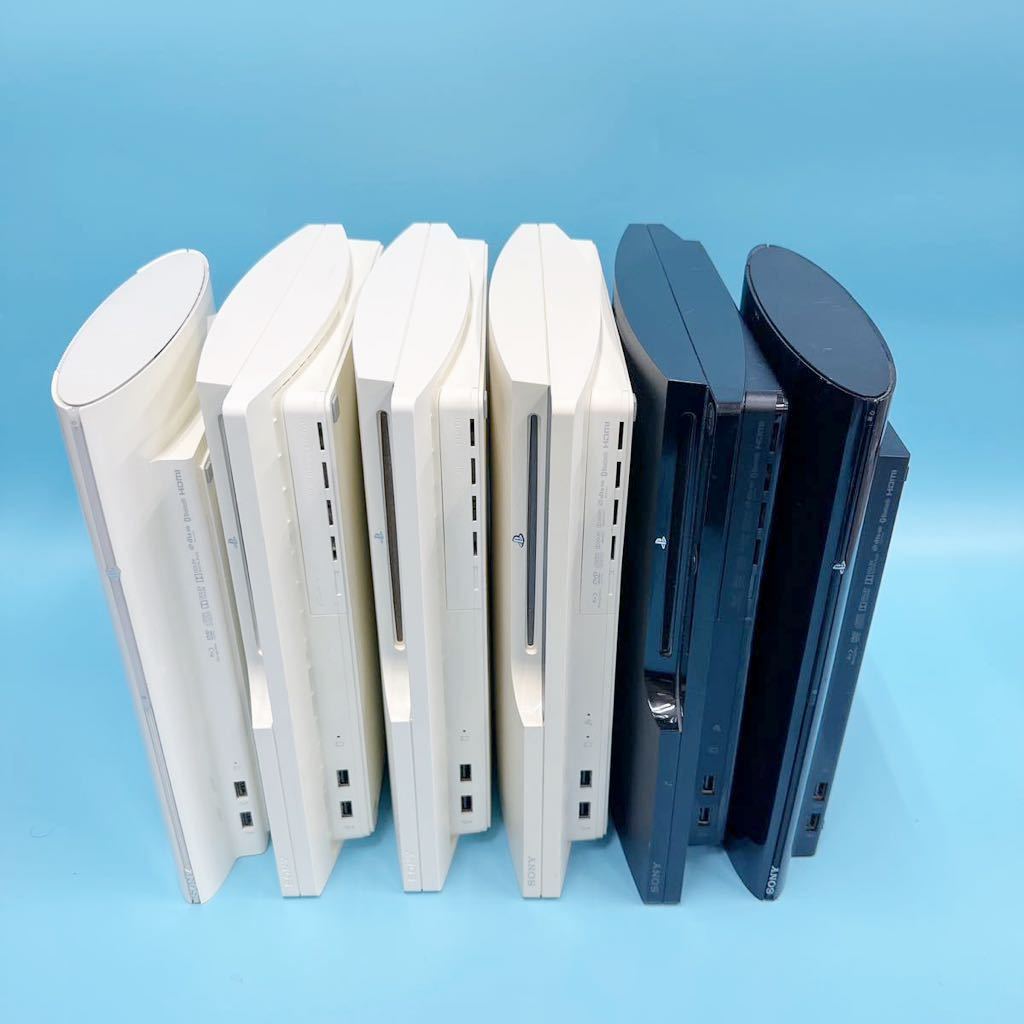 【SONY / ソニー】初期化済み 6台セット PS3 本体 薄型 CECH-4200B CECH-3000A CECH-2500A CECH-2000A プレステ3 PlayStation3 HDD付属