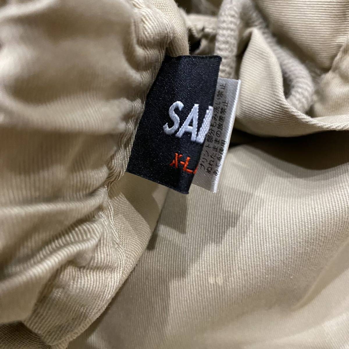超話題新作 雰囲気系 ダメージ加工 チノパン 【良品】SApeur ベージュ