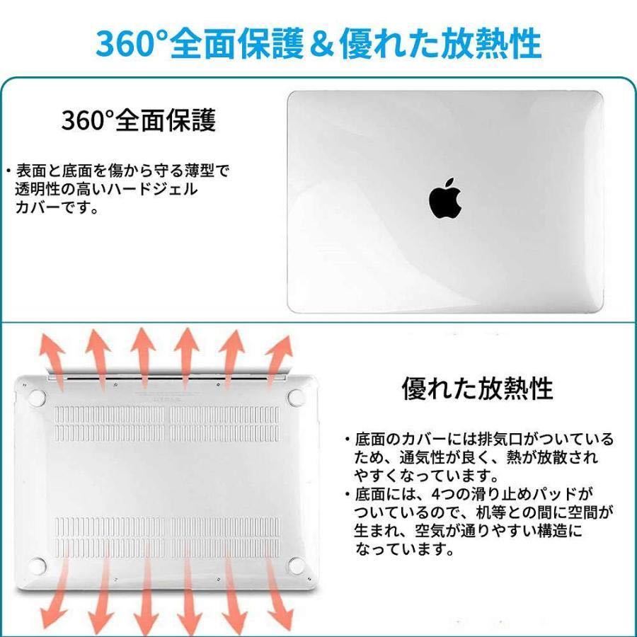 MacBook Air 13インチ　クリアケース　カバー　M1 2018 2020_画像4
