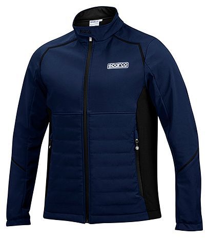 SPARCO（スパルコ） ソフトシェルジャケット SOFTSHELL ネイビーxブラック Mサイズ_画像1