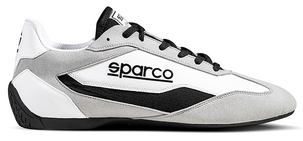 SPARCO（スパルコ） ドライビングシューズ S-DRIVE（ホワイトxブラック）39サイズ（24.5cm）_画像1