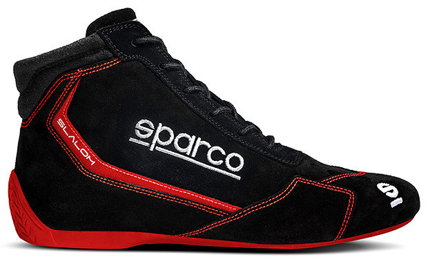 SPARCO（スパルコ） レーシングシューズ SLALOM ブラックxレッド 44サイズ（28.0cm）FIA 8856-2018_画像1