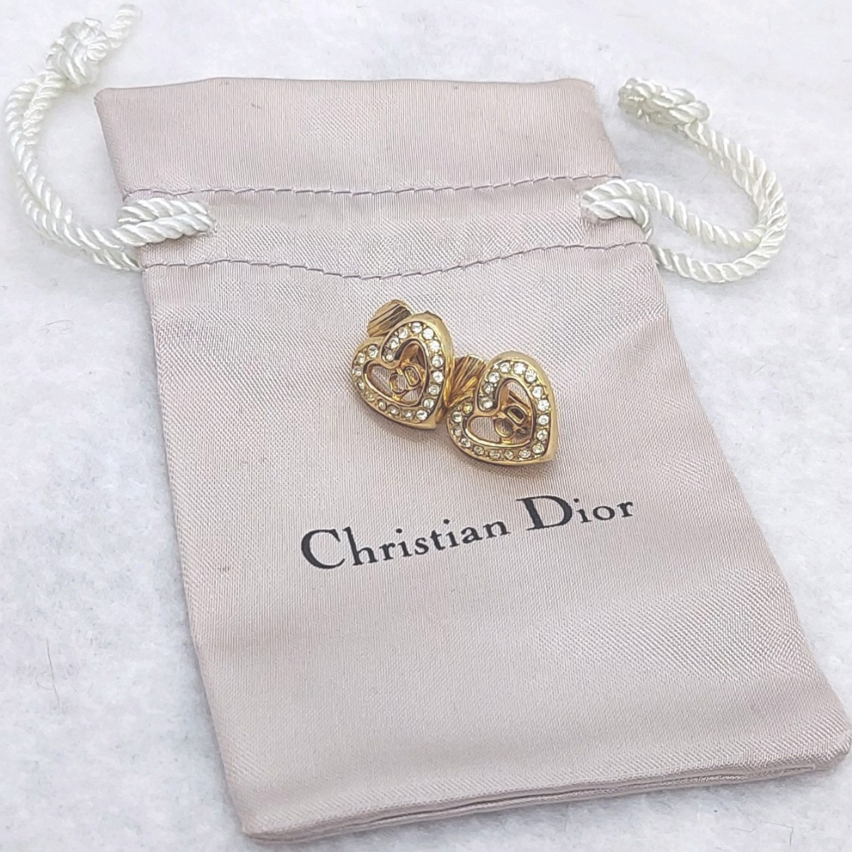 全ての 保存袋付き クリスチャンディオール Christian Dior CDロゴ