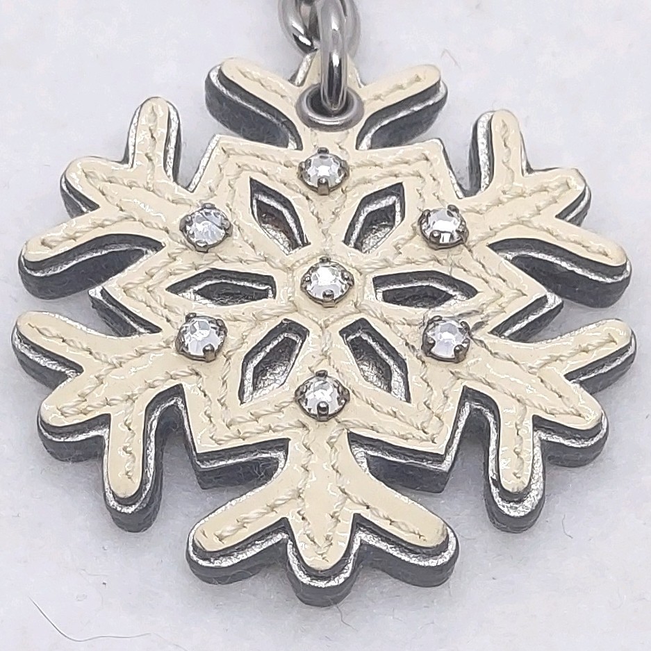  Coach COACH snow. crystal motif key holder charm 2009 year 