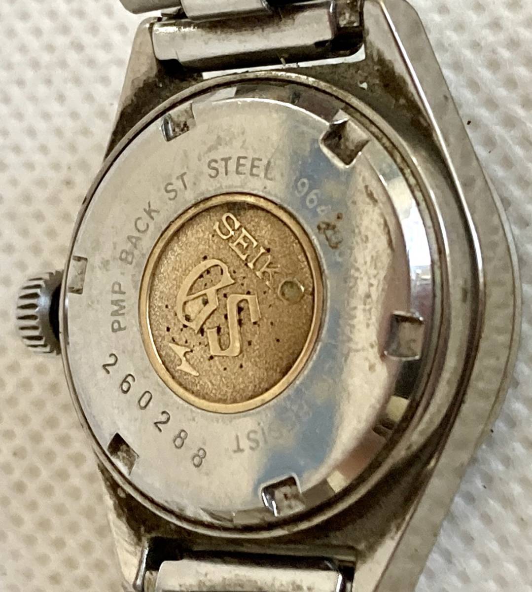 (動作未確認) SEIKO GS 希少　 グランドセイコー ハイビート 1964-0010 レディース腕時計 手巻き　1円スタート_画像5