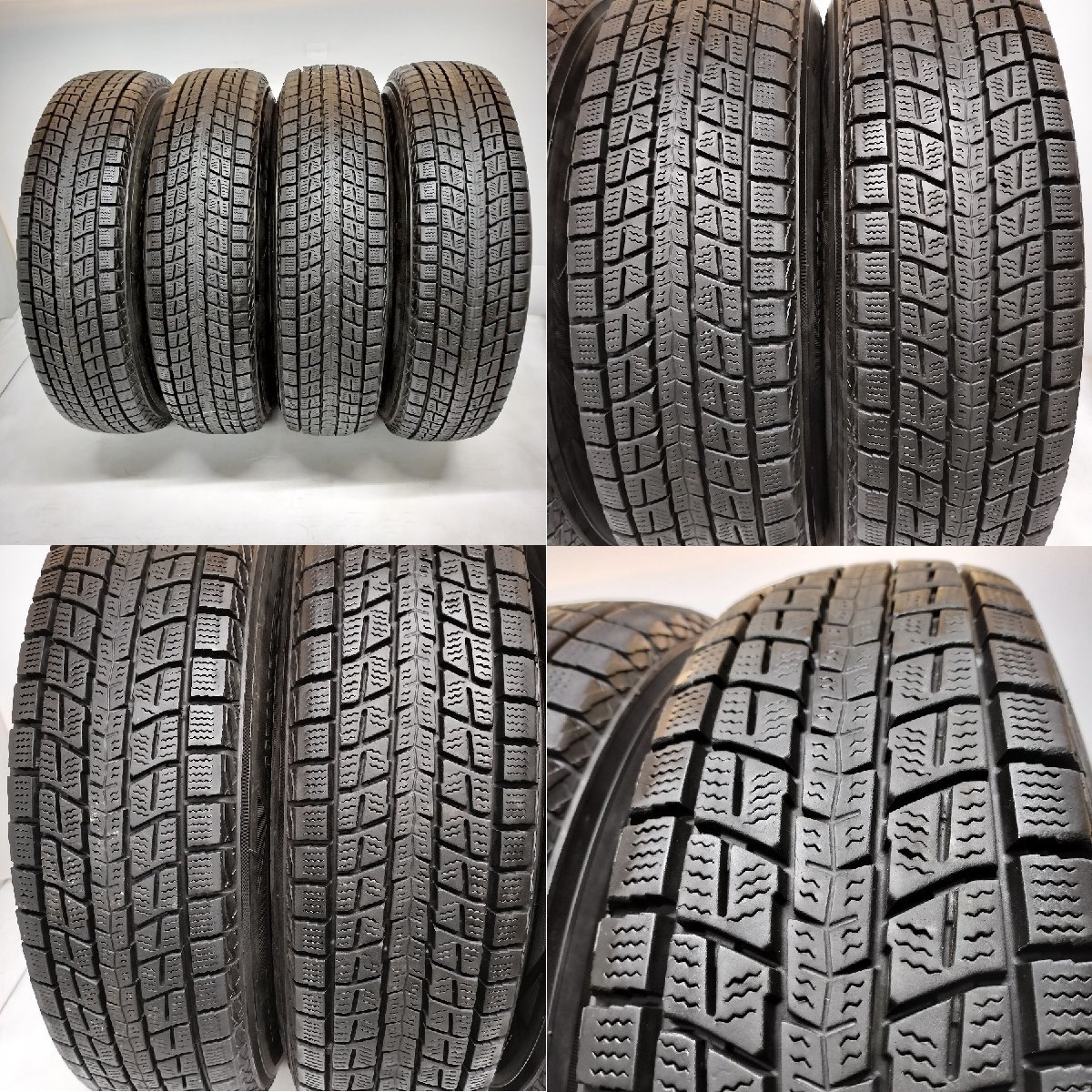 ◆配送先指定あり◆ ＜スタッドレス・ホイール 4本＞ 175/80R16 ダンロップ ’15年製 16x5.5J 4X4エンジニアリング 5H -139.7 ジムニー_画像8