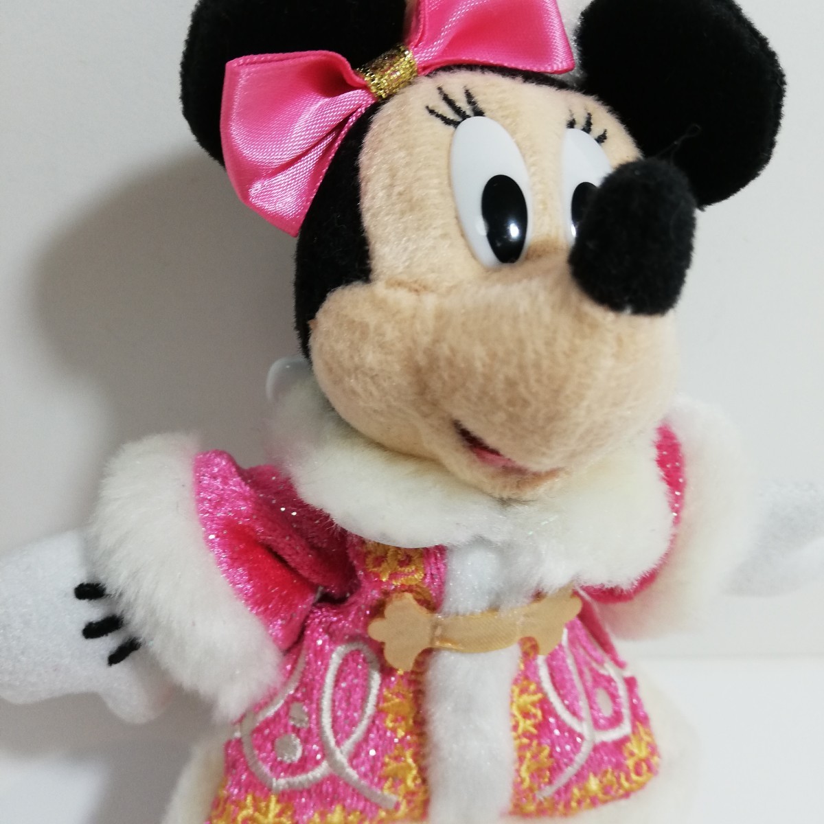  Tokyo Disney si- limitation Christmas * Wish 2014 soft toy Minnie Mouse ( color *ob* Christmas ) soft toy badge minnie 