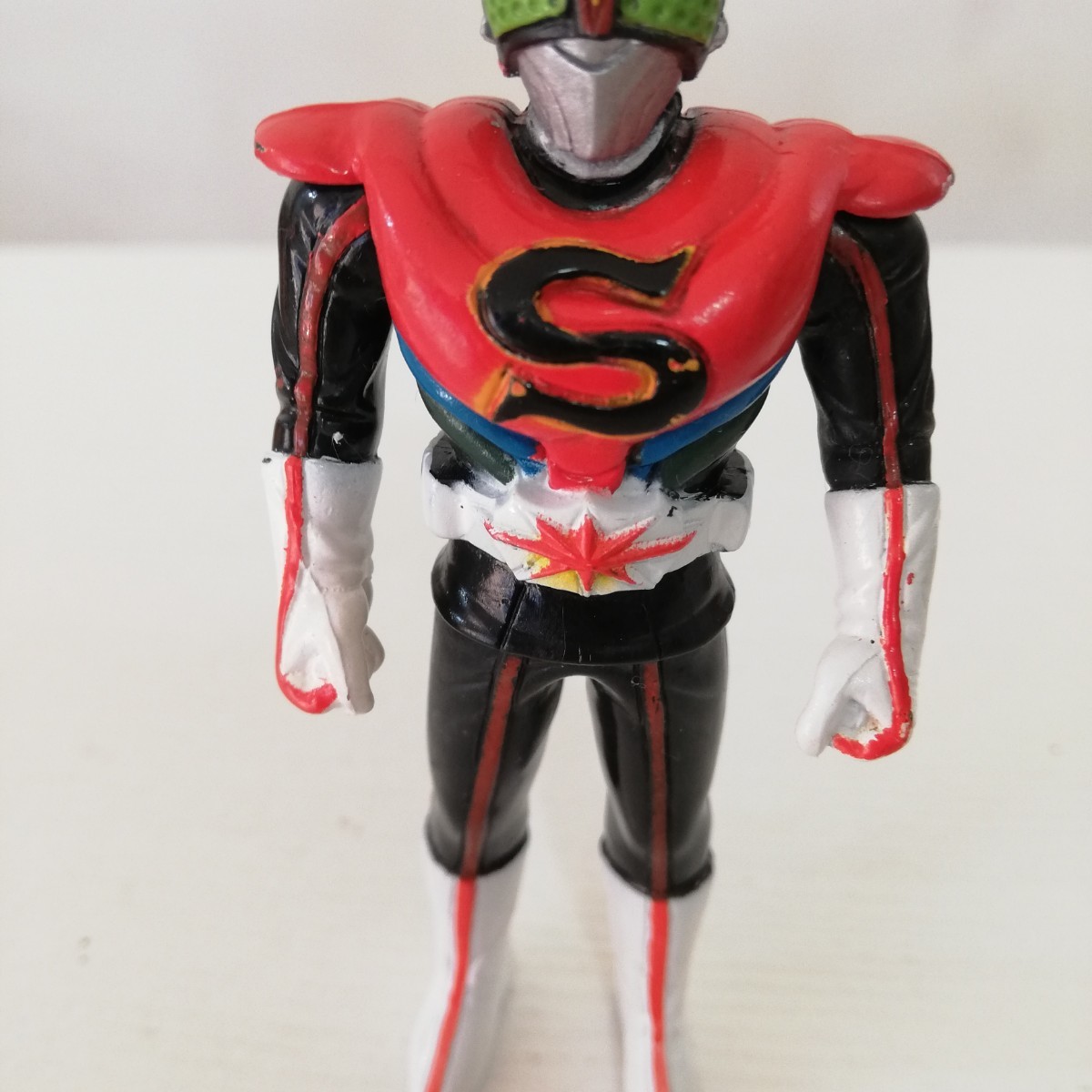 1993 год Vintage Kamen Rider Stronger подлинная вещь фигурка высота 10.3cm [ sofvi кукла герой ]