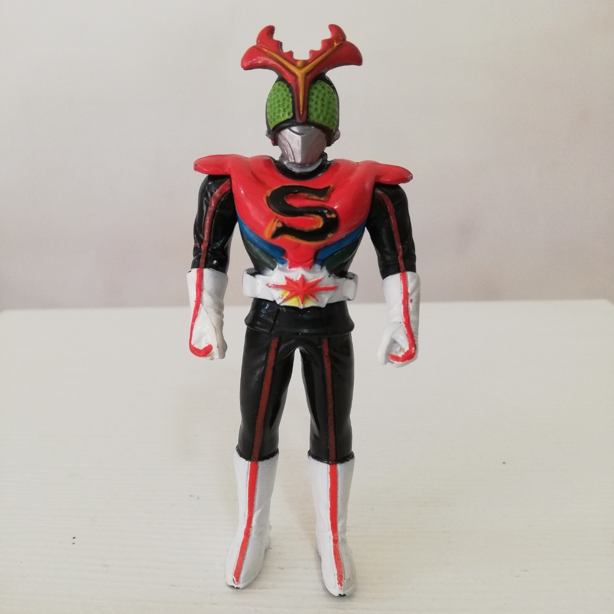 1993 год Vintage Kamen Rider Stronger подлинная вещь фигурка высота 10.3cm [ sofvi кукла герой ]