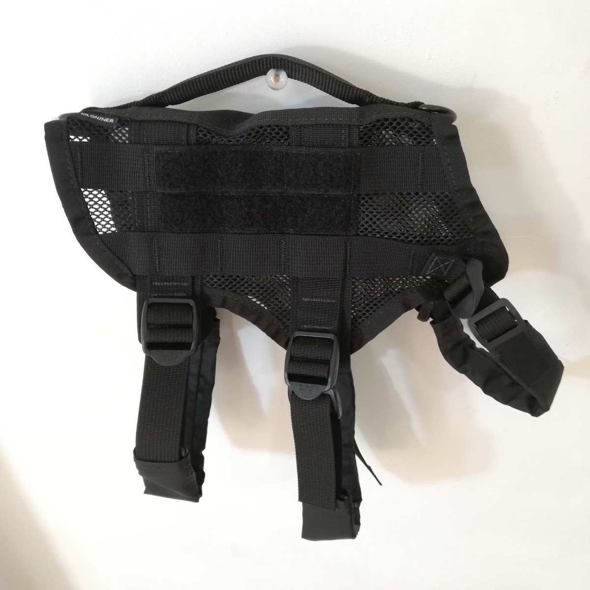 KILONINER キロナイナー Compact K9 Tactical MOLLE Dog Vest Sサイズ BLACK [米軍 ブラック メッシュ ハーネス ドッグ コンパクトK9]