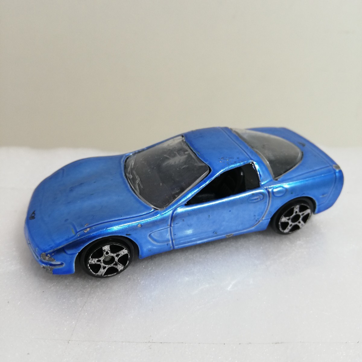 Maisto 1/64 CORVETTE C5 Corvette minicar metallic blue junk 